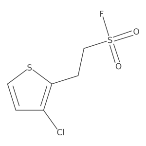 2-(3-Chlorothiophen-2-yl)ethane-1-sulfonyl fluoride Structure