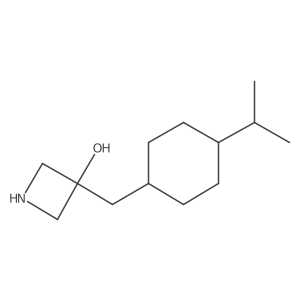 3-{[4-(Propan-2-yl)cyclohexyl]methyl}azetidin-3-ol Structure