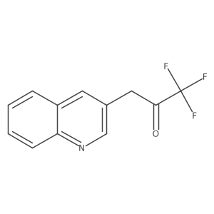 1,1,1-Trifluoro-3-(quinolin-3-yl)propan-2-one结构式