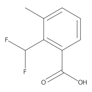 2-(Difluoromethyl)-3-methylbenzoic acid结构式