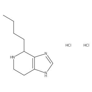 4-Butyl-4,5,6,7-tetrahydro-3H-imidazo[4,5-c]pyridine dihydrochloride Structure