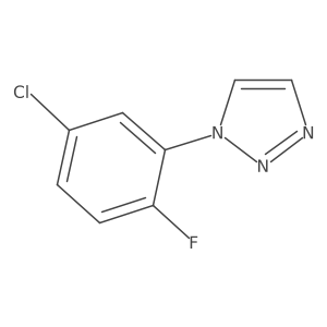 1-(5-chloro-2-fluorophenyl)-1H-1,2,3-triazole Structure