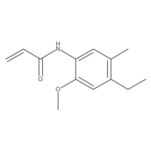 N-(4-Ethyl-2-methoxy-5-methylphenyl)prop-2-enamide结构式