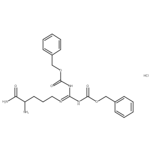 H-L-Arg(Z)2-NH2 HCl Structure