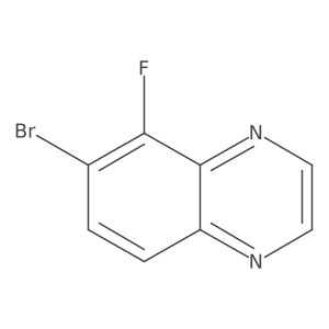 6-Bromo-5-fluoroquinoxaline Structure