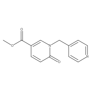 Methyl 6-oxo-1-[(pyridin-4-yl)methyl]-1,6-dihydropyridine-3-carboxylate Structure