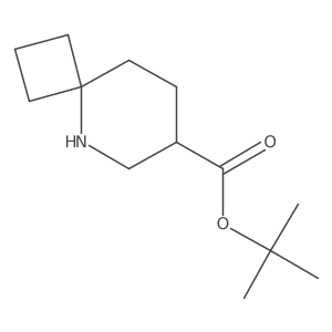 Tert-butyl 5-azaspiro[3.5]nonane-7-carboxylate结构式