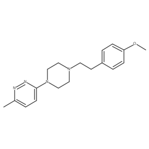 3-{4-[2-(4-Methoxyphenyl)ethyl]piperazin-1-yl}-6-methylpyridazine Structure