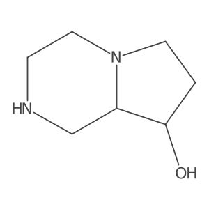 (8S,8aS)-1,2,3,4,6,7,8,8a-octahydropyrrolo[1,2-a]pyrazin-8-ol Structure