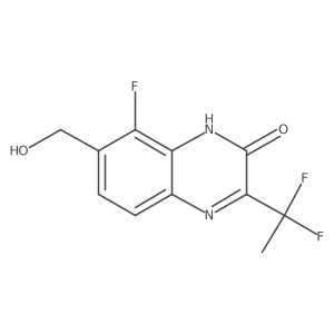 3-(1,1-Difluoroethyl)-8-fluoro-7-(hydroxymethyl)quinoxalin-2(1H)-one结构式