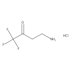 4-Amino-1,1,1-trifluorobutan-2-one hydrochloride Structure