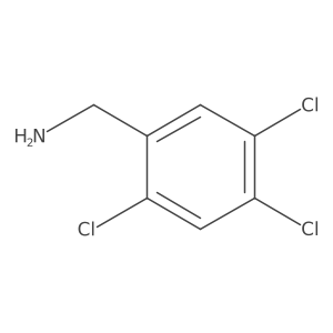 (2,4,5-Trichlorophenyl)methanamine结构式