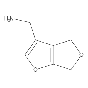 4,6-Dihydrofuro[3,4-b]furan-3-ylmethanamine结构式