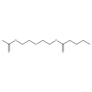 Pentanoic acid, 2-[2-(acetyloxy)ethoxy]ethyl ester Structure