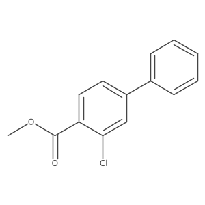 Methyl 2-chloro-4-phenylbenzoate结构式