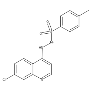 4-Methylbenzenesulfonic acid 2-(7-chloro-4-quinolinyl)hydrazide Structure