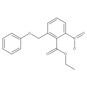 Ethyl 2-nitro-6-(phenoxymethyl)benzoate结构式