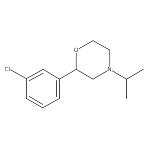 2-(3-Chlorophenyl)-4-propan-2-ylmorpholine Structure