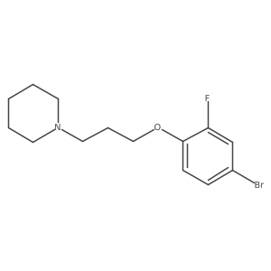1-(3-(4-Bromo-2-fluorophenoxy)propyl)piperidine结构式