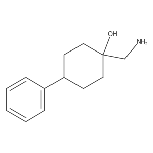 cis-1-(Aminomethyl)-4-phenylcyclohexanol结构式