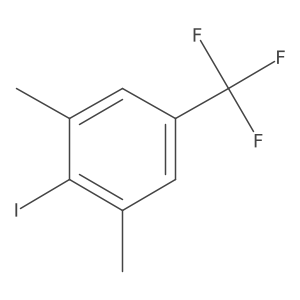 2-Iodo-1,3-dimethyl-5-(trifluoromethyl)benzene Structure
