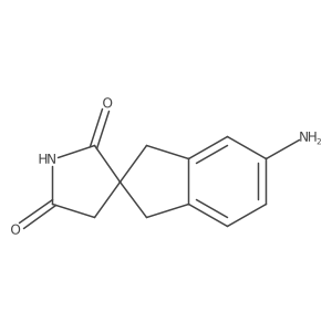 5-Amino-1,3-dihydrospiro[indene-2,3'-pyrrolidine]-2',5'-dione Structure