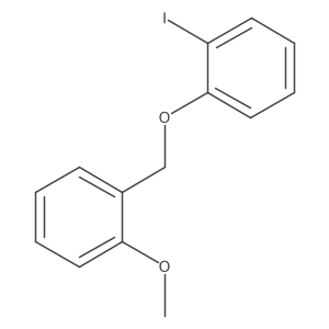 1-Iodo-2-[(2-methoxyphenyl)methoxy]benzene Structure