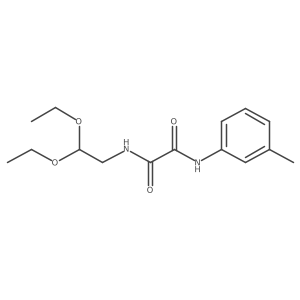 N1-(2,2-diethoxyethyl)-N2-(m-tolyl)oxalamide Structure