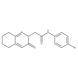 N-(4-bromophenyl)-2-(3-oxo-5,6,7,8-tetrahydrocinnolin-2(3H)-yl)acetamide Structure