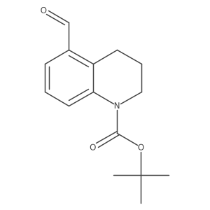 tert-Butyl 5-formyl-3,4-dihydroquinoline-1(2H)-carboxylate Structure