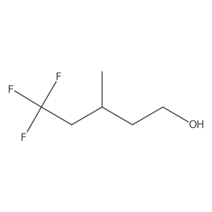 5,5,5-Trifluoro-3-methyl-1-pentanol结构式