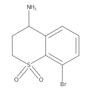 4-Amino-8-bromothiochromane 1,1-dioxide结构式