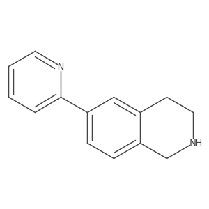 6-Pyridin-2-yl-1,2,3,4-tetrahydro-isoquinoline Structure