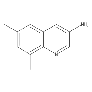 Cc1cc(C)c2ncc(N)cc2c1结构式