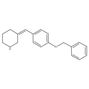 3-[[4-(Phenylmethoxy)phenyl]methylene]piperidine Structure