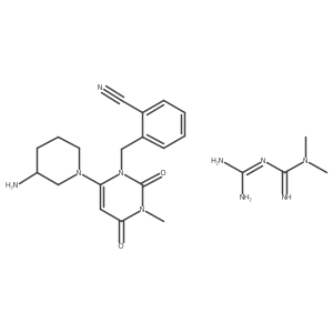 Alogliptin/metformin Structure