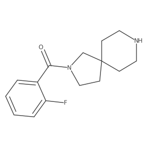 (2,8-Diaza-spiro[4.5]dec-2-yl)-(2-fluoro-phenyl)-methanone Structure