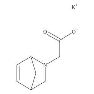 Potassium 2-{2-azabicyclo[2.2.1]hept-5-EN-2-YL}acetate结构式