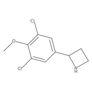 (2R)-2-(3,5-Dichloro-4-methoxyphenyl)azetidine Structure