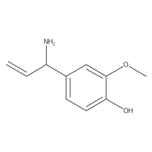 (S)-4-(1-Aminoallyl)-2-methoxyphenol结构式