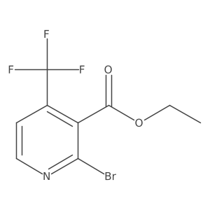 Ethyl 2-bromo-4-(trifluoromethyl)nicotinate Structure
