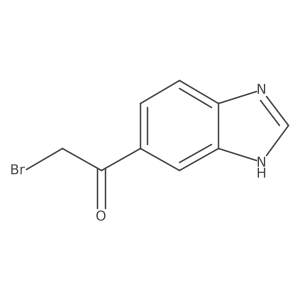1-(3H-benzimidazol-5-yl)-2-bromo-ethanone Structure