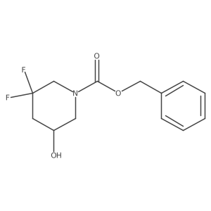 Benzyl 3,3-difluoro-5-hydroxypiperidine-1-carboxylate Structure