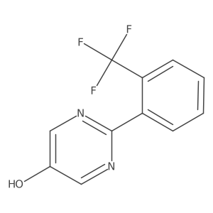 5-Hydroxy-2-(2-trifluoromethylphenyl)pyrimidine Structure