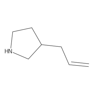 3-(Prop-2-en-1-yl)pyrrolidine Structure