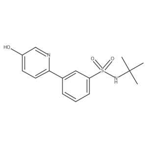 2-(3-t-Butylsulfamoylphenyl)-5-hydroxypyridine Structure