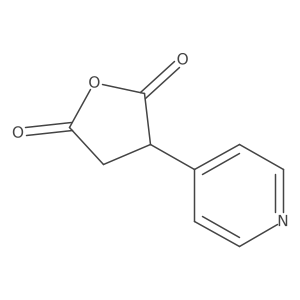 3-(Pyridin-4-yl)oxolane-2,5-dione Structure