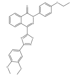 4-[3-(3,4-dimethoxyphenyl)-1,2,4-oxadiazol-5-yl]-2-(4-ethoxyphenyl)phthalazin-1(2H)-one Structure