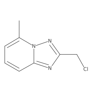 2-(Chloromethyl)-5-methyl-[1,2,4]triazolo[1,5-a]pyridine结构式