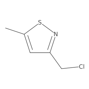 3-(Chloromethyl)-5-methyl-1,2-thiazole结构式